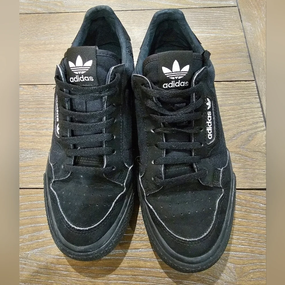 Adidas Sneaker, Black, Size 7